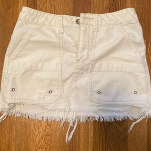 Free People frayed mini skirt , size 24